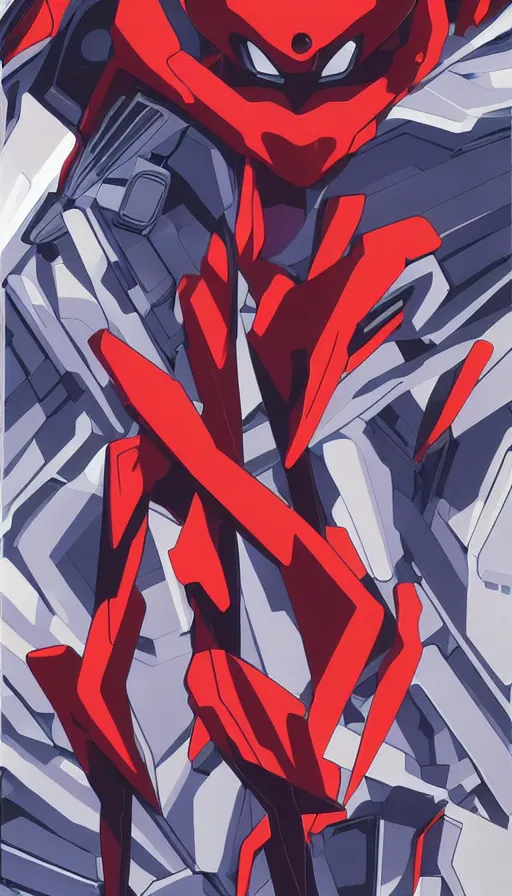 Image similar to techno artwork, from evangelion