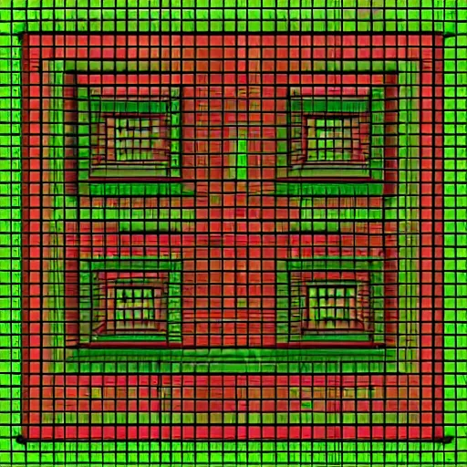 Image similar to a square bush from a 3d play station PS1 horror game, pixelated, retro