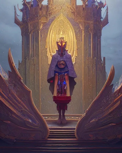 Image similar to highly detailed surreal vfx portrait of a blessed shield in a majestic castle by golden tree, stephen bliss, unreal engine, greg rutkowski, loish, rhads, beeple, makoto shinkai and lois van baarle, ilya kuvshinov, rossdraws, tom bagshaw, alphonse mucha, global illumination, detailed and intricate environment