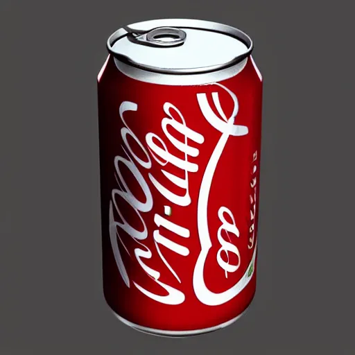 Image similar to An anthropomorphic can of coca-cola, digital art, artstation, surrealism