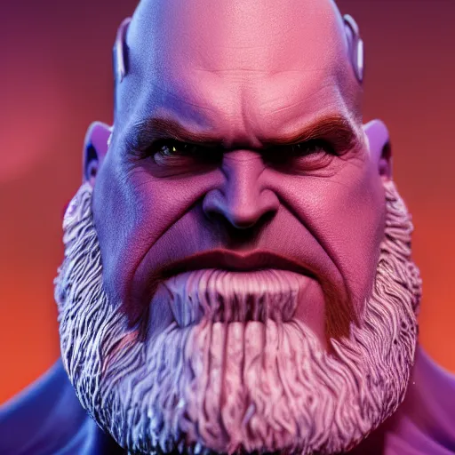 Prompt: Thanos is Santa Claus, hyperdetailed, artstation, cgsociety, 8k