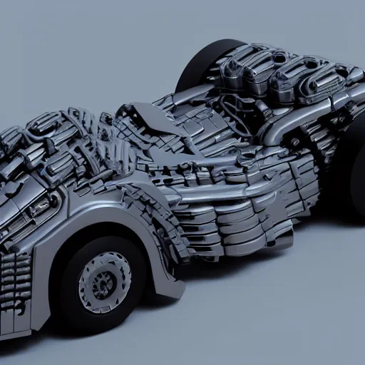 Image similar to mechanical decepticon car transformers, hydra body and many hedas, cinematic, diffuse light, rendered in povray