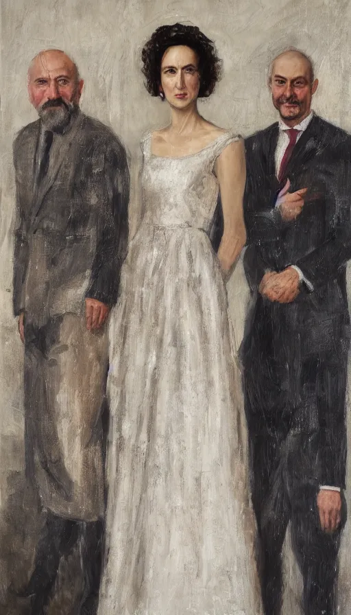 Prompt: detailed portrait of maia sandu, stule of artgem and alexander trufanov and andrei riabovitchev and monia merlo