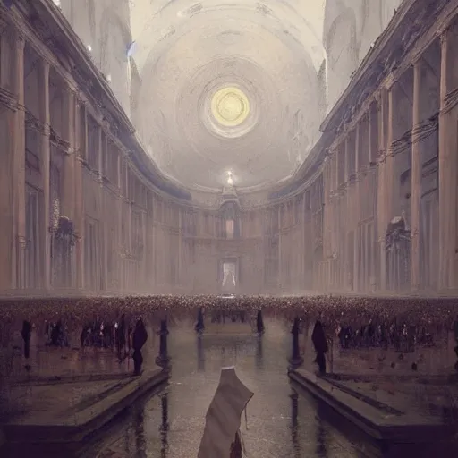 Image similar to Paint the Secrets inside the Vatican,Greg rutkowski, Trending artstation, cinematográfica, digital Art