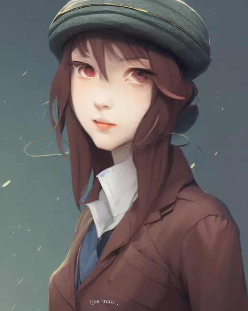 Prompt: girl with beret, sharp details, sharp focus, elegant, highly detailed, illustration, by Jordan Grimmer and greg rutkowski and PiNe(パイネ) and 薯子Imoko and 香川悠作 and wlop and maya takamura, intricate, beautiful, Trending artstation, pixiv, digital Art