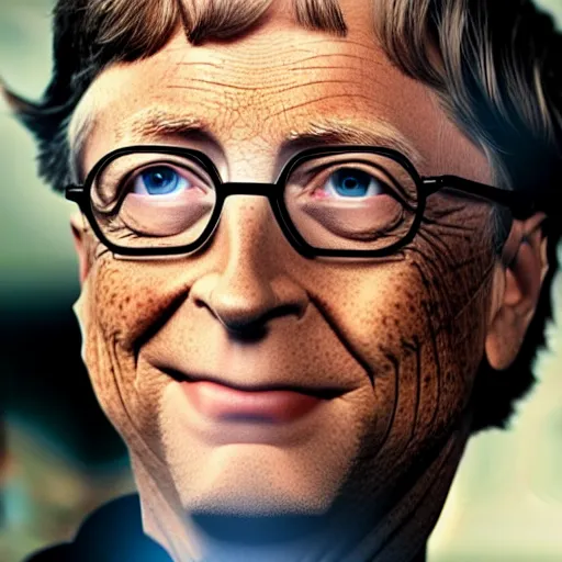 Image similar to Bill Gates as Harry Potter, 4k, movie photo capture, 4k, trending,