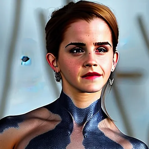 Prompt: Emma Watson as Mystique