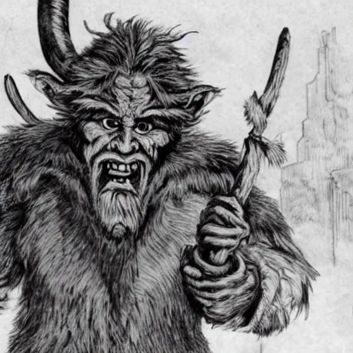 Prompt: krampus