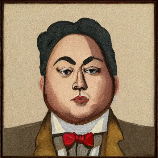 Image similar to chonky genius portrait