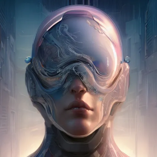 Image similar to hyperrealistic portrait, full body portrait, full shot of a venus squid monster astronaut defined facial features, intricate abstract. cyberpunk, symmetrical facial features. By Ruan Jia and Artgerm and Range Murata and WLOP and Ross Tran and William-Adolphe Bouguereau and Beeple. Key Art. Fantasy Illustration. award winning, Artstation, intricate details, realistic, Hyperdetailed, 8k resolution.