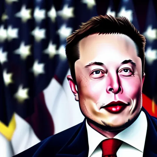 Prompt: Elon Musk being the president of the United States