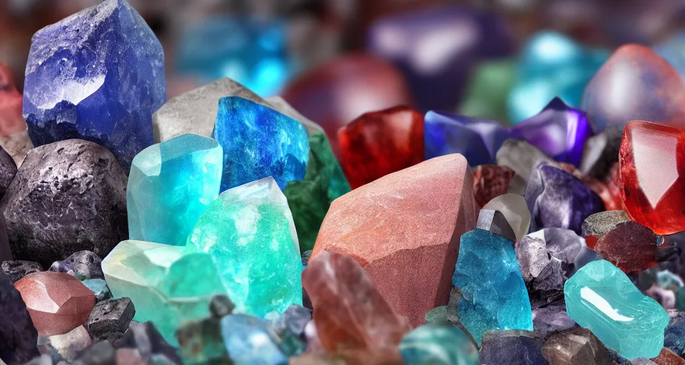Image similar to gemstones minerals, studio background, realistic highly detailed, 8k post-processing highly detailed, rendered by octane engine