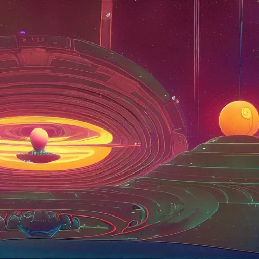 Image similar to a man spaceship starship outer worlds in FANTASTIC PLANET La planète sauvage animation by René Laloux