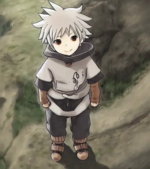 Image similar to attractive little boy wearing an cyborg bear suit, artwork in kentaro miura and made in abyss and inazuma eleven, smooth, beautiful lightness, anatomically correct, trending on pixiv, fantastic composition, realistic