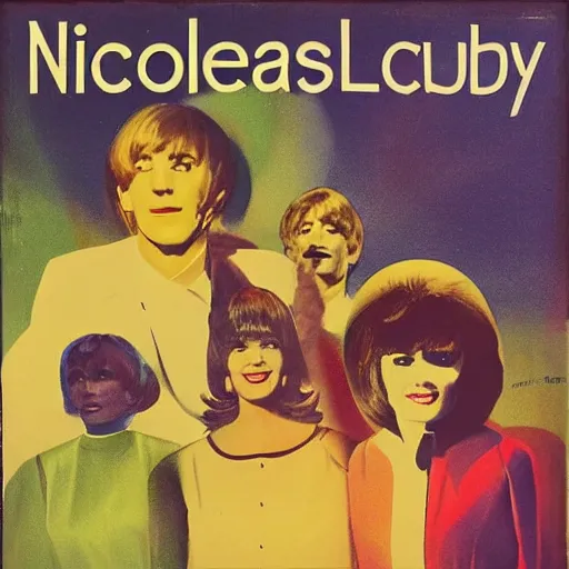 Image similar to 1960s concept album cover for an intended album by Nicholas Lansbury