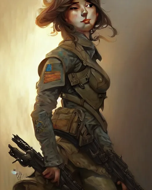 Image similar to beautiful female soldier, portrait, anime!!, fantasy, ultra detailed, elegant, intricate, dynamic lighting, hyperrealism, digital art, digital painting, artstation, wlop, sharp focus, illustration, art by artgerm and greg rutkowski and alphonse mucha, 8 k