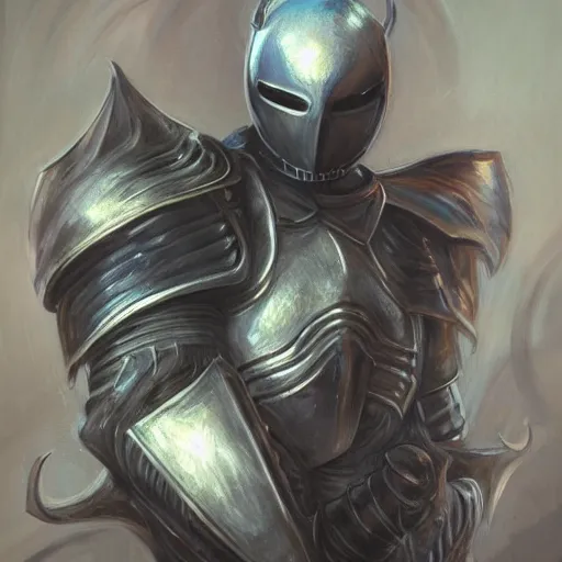 Prompt: hollow knight as a realistic knight, closeup portrait art by donato giancola and greg rutkowski, realistic face, digital art, trending on artstation, symmetry!!!