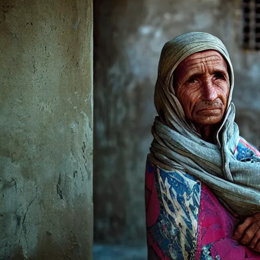 Prompt: a portrait of a character in a scenic environment by Steve McCurry