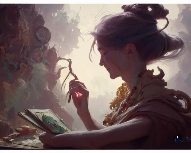 Image similar to photography of quentin blake, deep focus, d & d, fantasy, intricate, elegant, highly detailed, digital painting, artstation, concept art, matte, sharp focus, illustration, hearthstone, art by artgerm and greg rutkowski and alphonse mucha