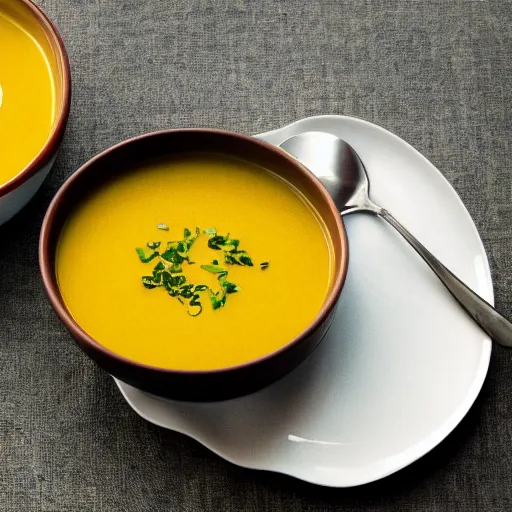 Image similar to photo of yellow soup