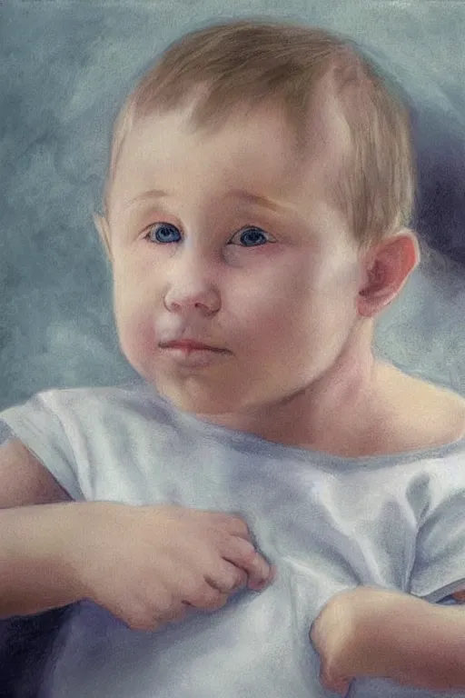 Prompt: Putin stole a child beautiful art, realistic proportions, soft light, soft colors, smooth, sharp focus, illustration, art