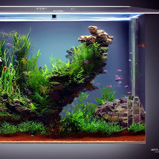 a beautiful aquarium skyscraper, highly detailed, | Stable Diffusion ...