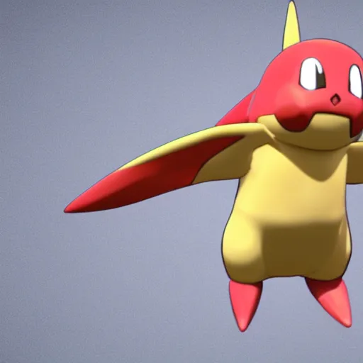 Prompt: a brand new pokemon, 3 d rendered