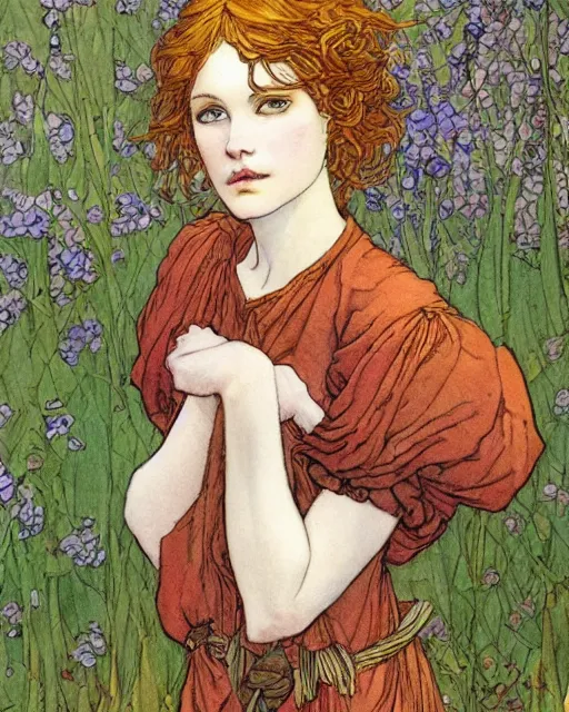 Image similar to http://www.rleveille.com/uploads/8/3/1/7/8317777/682548_orig.jpg girl painted by Rebecca guay