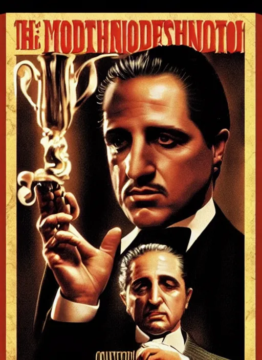 Prompt: dvd box art for the godfather 4