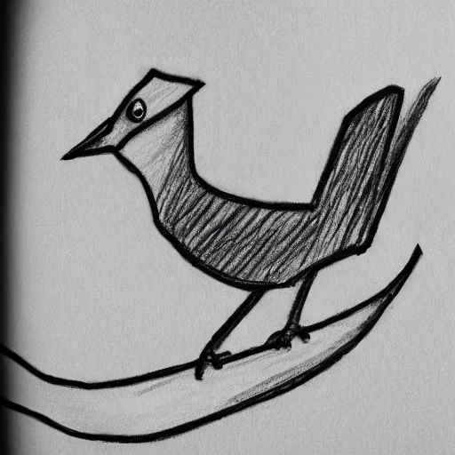 Image similar to a drawing of a bird with a text that says noah the text says noah