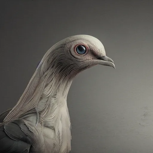 Prompt: photo realistic image of a featherless bird, stunning 3 d render inspired art by istvan sandorfi and greg rutkowski, perfect facial symmetry, realistic, highly detailed attributes and atmosphere, dim volumetric cinematic lighting,