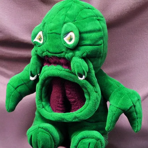 Image similar to cthulu plush toy