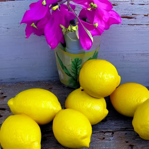 Prompt: lemon army