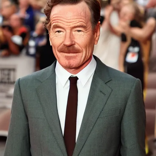 Prompt: Bryan Cranston in H.E.V suit