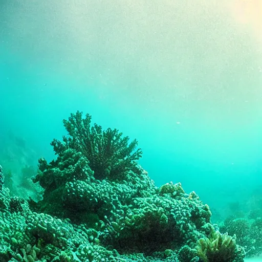 Image similar to underwater coral bed