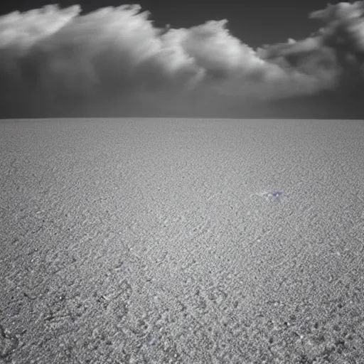 Image similar to Ground view of the clouds of Neptune, sharp, endless horizon, award winning photography