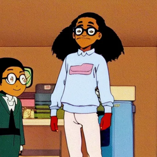 Prompt: urkel in a studio ghibli film