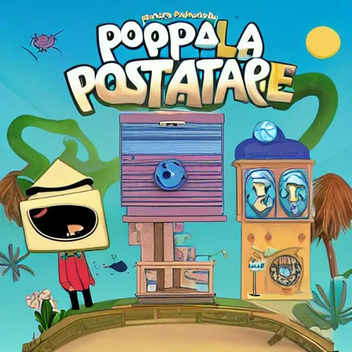 Image similar to poptropica album art, cover art, poster