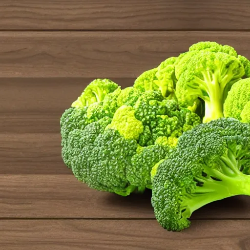 Prompt: orange colored broccoli