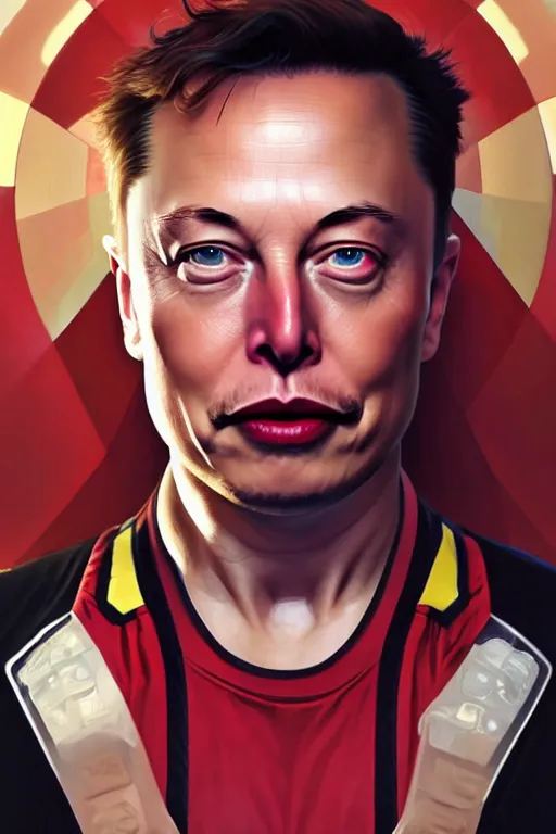 Image similar to elon musk as mario from the super mario bros, realistic portrait, symmetrical, highly detailed, digital painting, artstation, concept art, smooth, sharp focus, illustration, cinematic lighting, art by artgerm and greg rutkowski and alphonse mucha