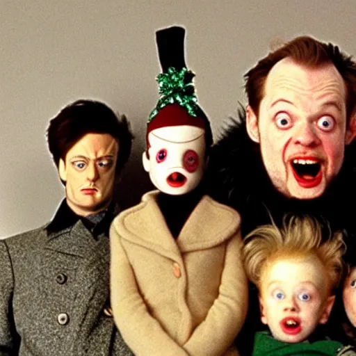 Prompt: If Stanley Kubrick had directed Home Alone