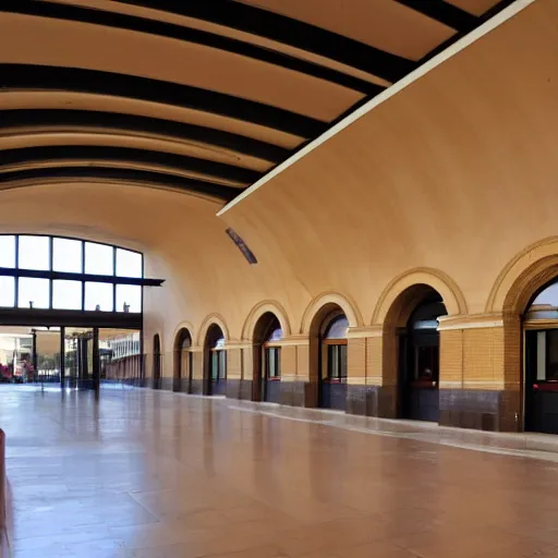 Prompt: boise train depot as designed by luis barragan