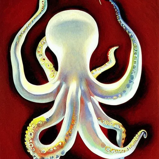 Image similar to octopus painted by john singer sargent