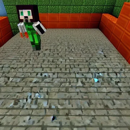 Minecraft just got a whole lot more difficult…😰 #minecraft #scary