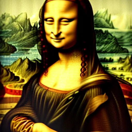 Image similar to Mona Lisa by Leonardo da Vinci