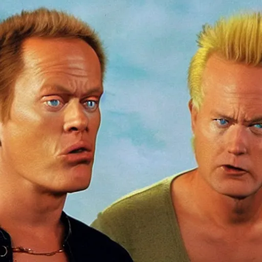 Prompt: live action movie still of beavis and butthead, detailed! detailed! detailed! detailed!