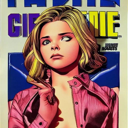 Image similar to chole grace moretz by artgem by brian bolland by alex ross by artgem by brian bolland by alex rossby artgem by brian bolland by alex ross by artgem by brian bolland by alex ross