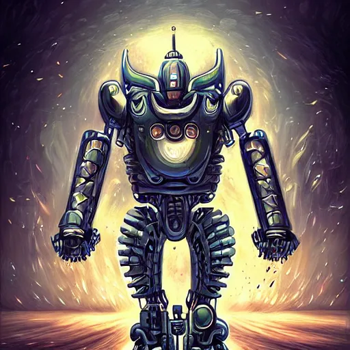 Prompt: realistic combat mecha in the style of junji ito, cyril rolando, metal shaded