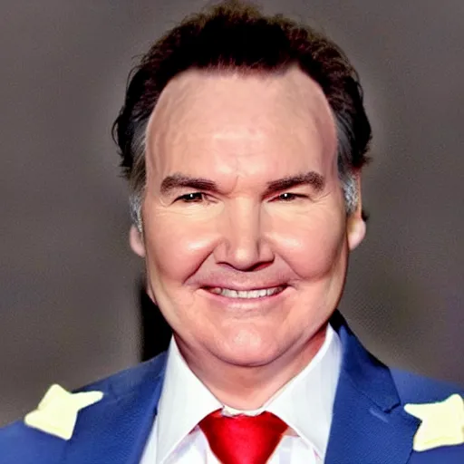 Image similar to Norm MacDonald in a Sailor Moon outfit