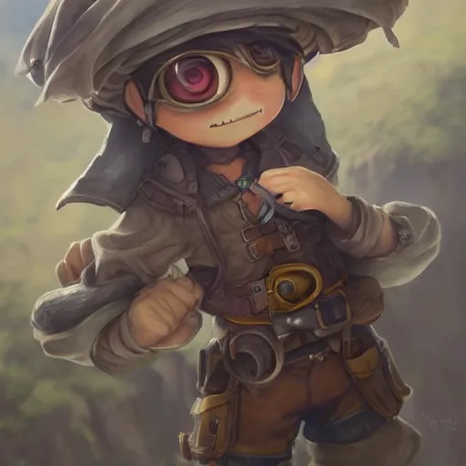 prompthunt: a detailed portrait of a made in abyss character, by